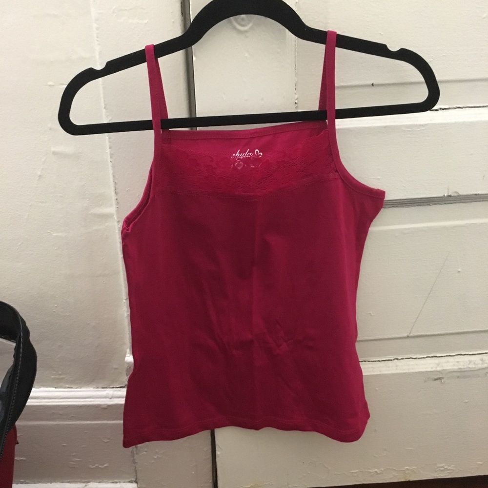 Magenta- Dark Pink Tank Top